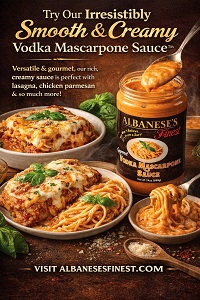 Albanese's Finest Gourmet Vodka Mascarpone Sauce